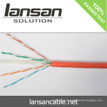 Lansan 4 Paar utp cat6 Netzwerkkabel 305m 23awg BC Pass Fluke Test gute Qualität und Fabrik Preis